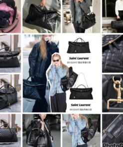 YSL 全新ES GIANT leather travel bag 