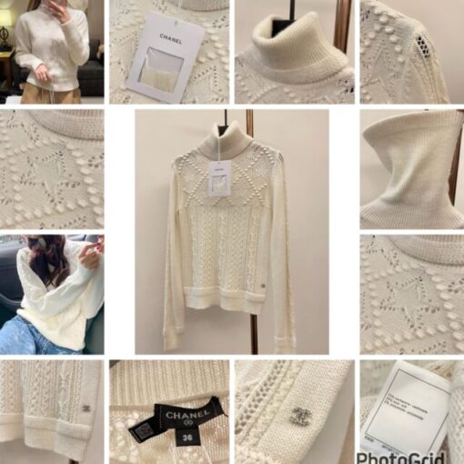 Chanel Star cashmere sweater