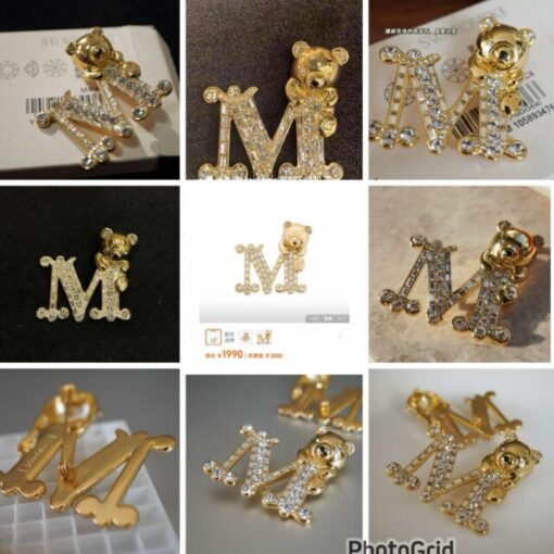 MAX Mara Bear brooch (Swarovski 5A grade 閃石) 