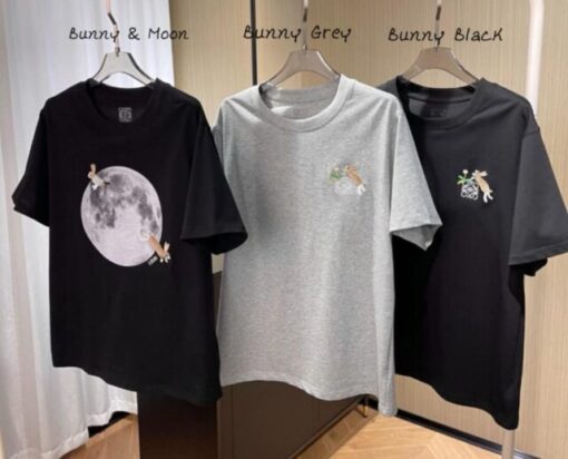 2025年 Loewe x Suna Fujita moon embroidery bunny tee - Image 2