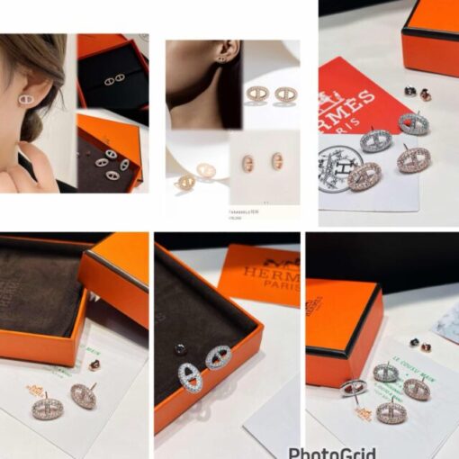 Hermes mini earrings 125115