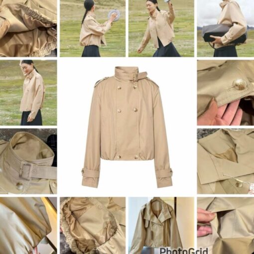 EL short trench coat 