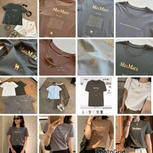 25 Max Mara 燙金Tee