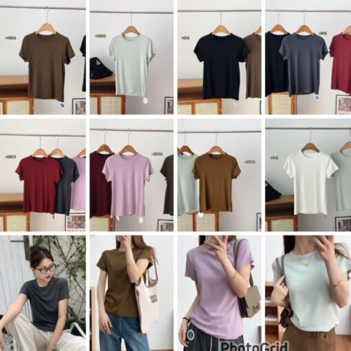 The row cotton stretchy tee - Image 3